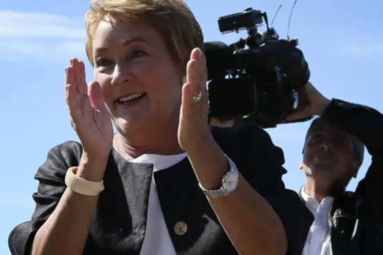 A presidente do Partido Quebequense, Pauline Marois: nas anteriores eleições de 2008, o NPD só tinha obtido um deputado em Québec (REUTERS)