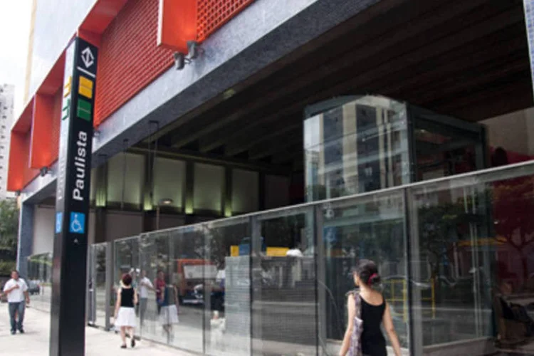 Fachada da estação Paulista, da linha 4 do Metrô de São Paulo (Ligia Skowronski/Veja São Paulo)