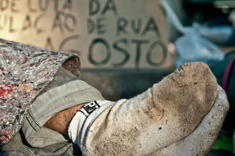 
	Morador de rua: popula&ccedil;&atilde;o cresceu nos &uacute;ltimos anos
 (Marcelo Cabral/ Agência Brasil)