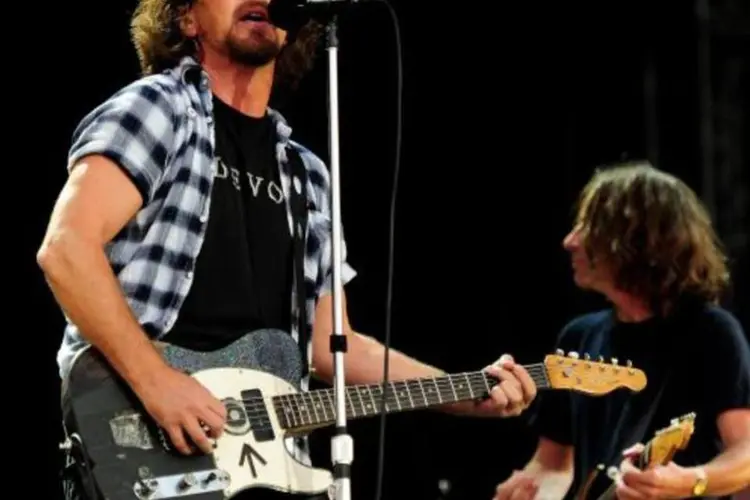 
	Pearl Jam: o Lollapalooza, um dos festivais mais significativos da m&uacute;sica alternativa, foi criado em 1991 por Perry Farrell, vocalista do Jane&#39;s Addiction
 (Gareth Cattermole/Getty Images)