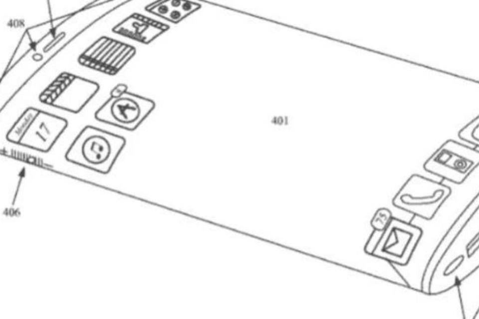 Apple registra patente de iPhone com tela curva