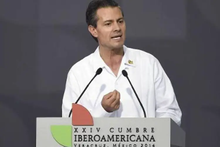 
	O presidente mexicano Enrique Pe&ntilde;a Nieto: G&oacute;mez lan&ccedil;ou a isca para o governo incansavelmente
 (Alfredo Estrella/AFP)