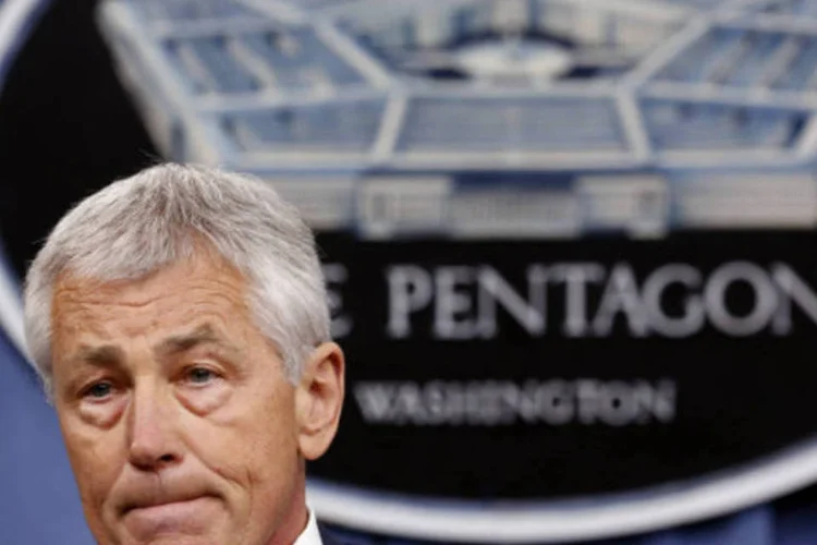 
	Chuck Hagel: &quot;Este &eacute; o primeiro or&ccedil;amento em 13 anos de guerra que reflete em sua totalidade a transi&ccedil;&atilde;o no Departamento de Defesa&quot;, declarou o secret&aacute;rio de Defesa dos EUA
 (REUTERS / Kevin Lamarque)
