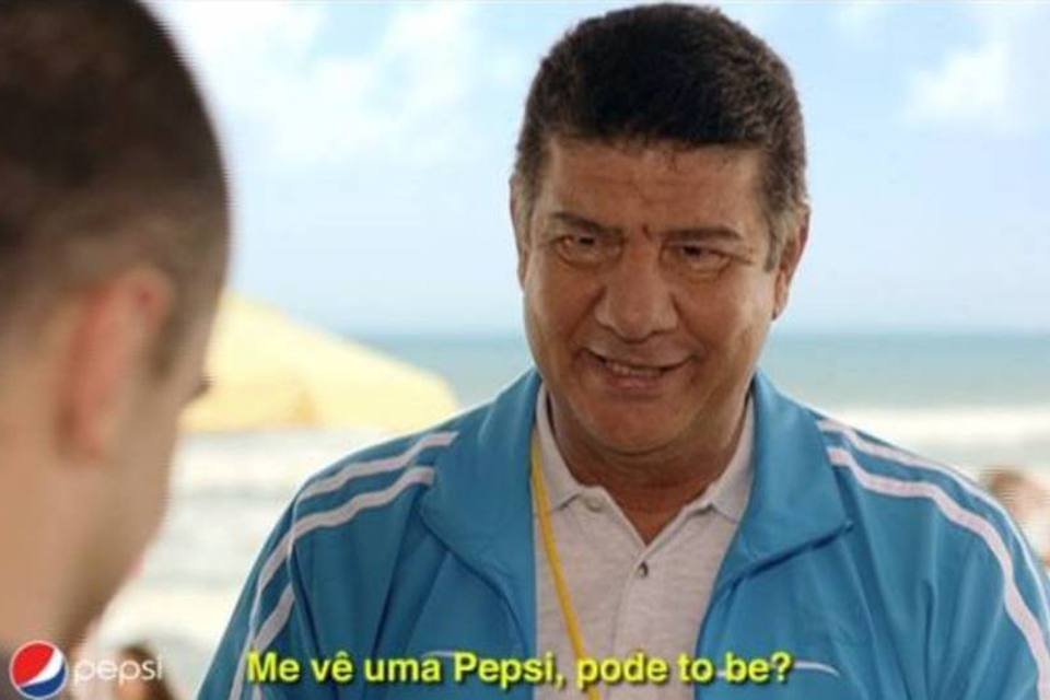 Joel Santana gasta seu inglês em campanha da Pepsi