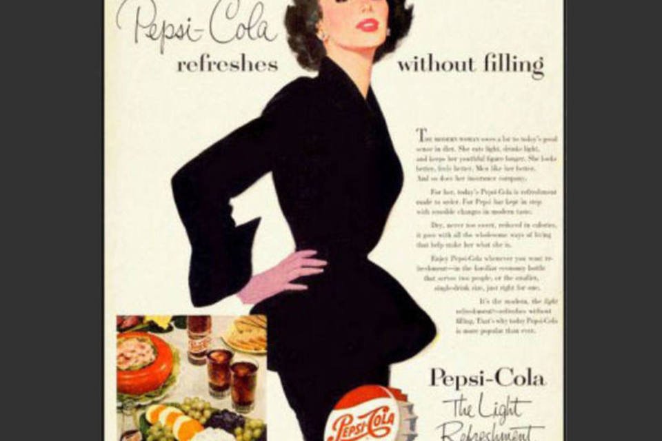 A Pepsi em 8 anúncios dos anos 50
