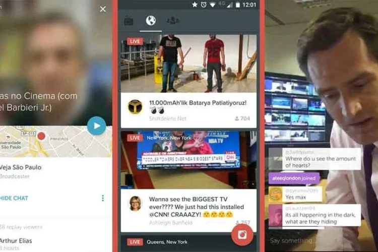 
	Integra&ccedil;&atilde;o: todos os recursos do Periscope para quem assiste v&iacute;deos - como a publica&ccedil;&atilde;o de coment&aacute;rios nos v&iacute;deos em tempo real - estar&atilde;o dispon&iacute;veis por meio do Twitter
 (EXAME.com)