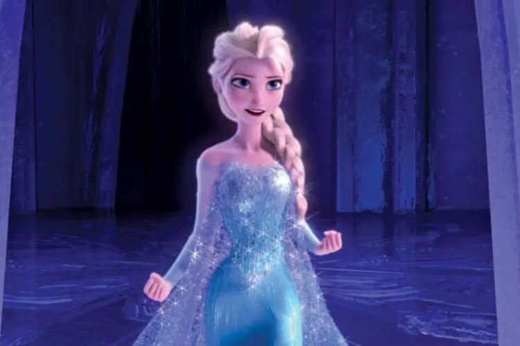 Elsa, do filme Frozen, da Disney: boneca da personagem tem sido a mais desejada pelas crianças (Divulgação/Disney)
