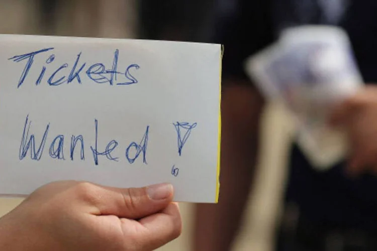 
	Ingresso: a companhia brit&acirc;nica n&atilde;o faz parte das empresas autorizadas pelo comit&ecirc; organizador do evento para vender ingressos
 (Getty Images)