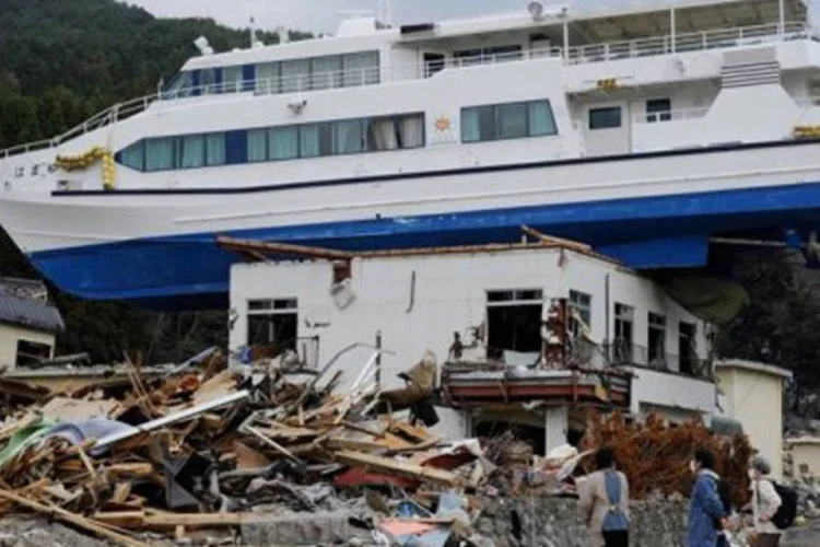 Em 11 de março do ano passado, um terremoto de magnitude 9, seguido de um enorme tsunami, devastaram o nordeste do Japão, deixando 19.000 mortos (©AFP/Arquivo / Toru Yamanaka)