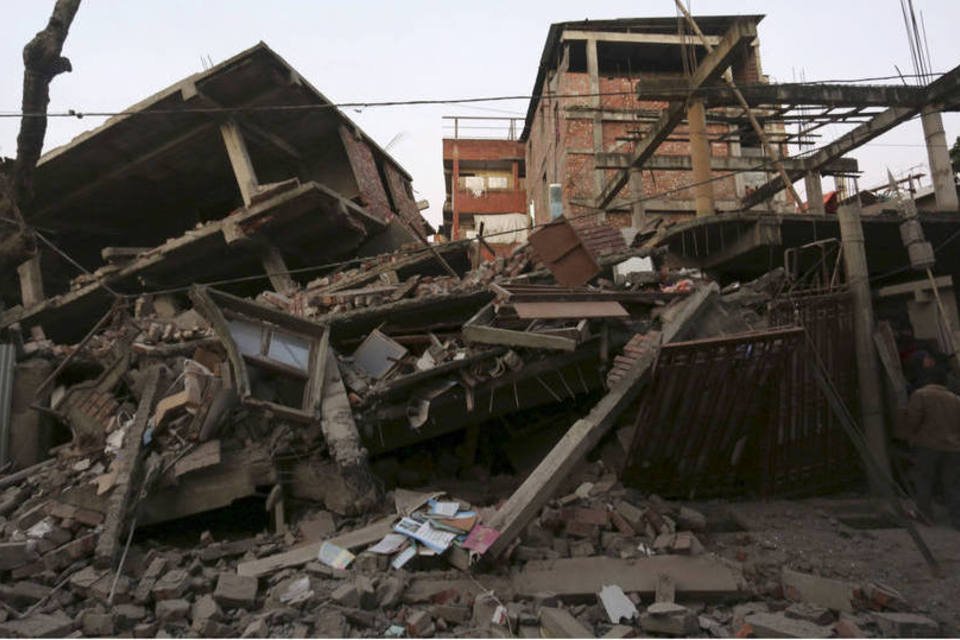 Terremoto deixa ao menos 6 mortos e 43 feridos na Índia
