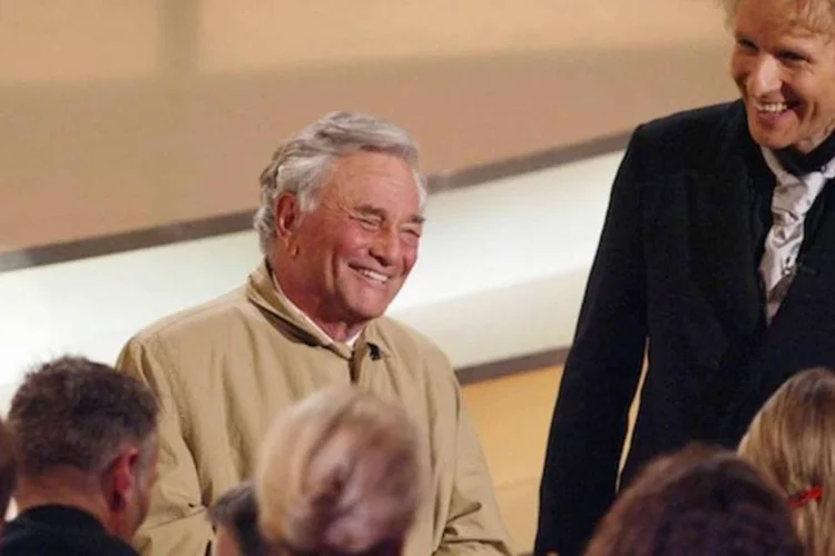 Peter Falk, o  detetive Columbo,  na Alemanha (Kurt Vinion/Getty Images)