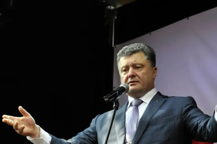 
	Petro Poroshenko: ele &eacute; conhecido como magnata do chocolate
 (Reuters)