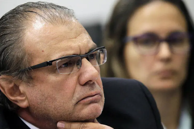 
	Ex-gerente da Petrobras Pedro Barusco na CPI em Bras&iacute;lia
 (Ueslei Marcelino/Reuters)