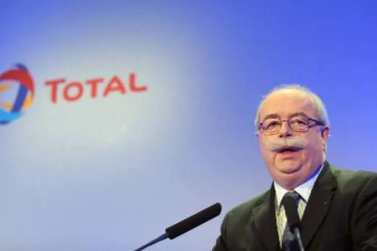 Christophe de Margerie, presidente da gigante petroleira francesa Total, morto em acidente aéreo (Eric Piermont/AFP)
