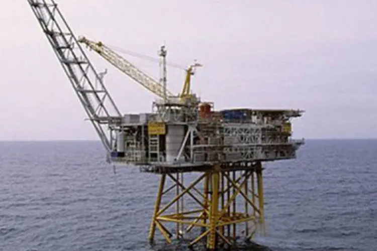 Plataforma de petróleo da norueguesa Statoil: a paralisação custará 69,3 milhões de euros diários (Kjetil Alsvik/AFP)
