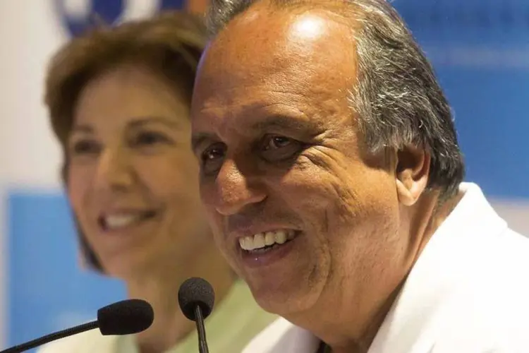 
	Luiz Fernando Pez&atilde;o: atual governador &eacute; o favorito na corrida eleitoral do Rio de Janeiro
 (Fernando Maia/Pezão 15/Divulgação)