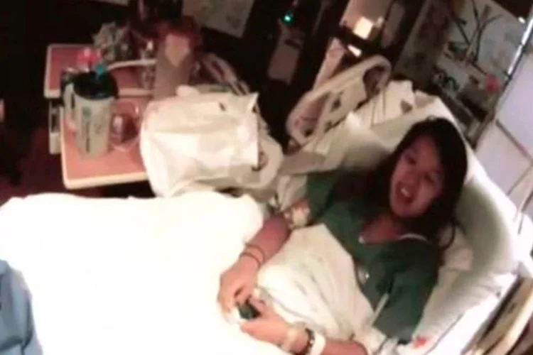 
	A enfermeira Nina Pham aparece em v&iacute;deo: &quot;venham todos a Maryland&quot;, brinca
 (Youtube/Texas Health Resources)