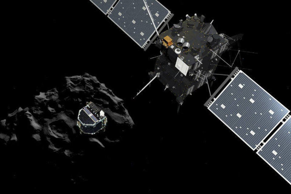 Philae recebe energia solar para manter testes científicos