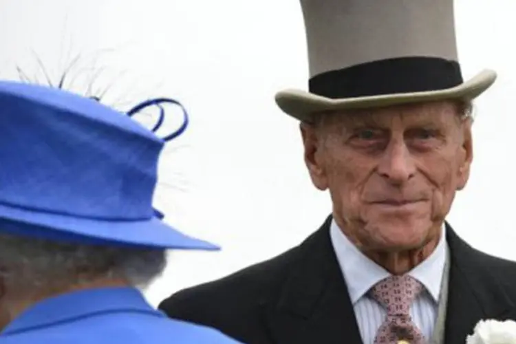 O duque de Edimburgo, de 90 anos, foi internado no hospital Edward VII de Londres por uma infecção na bexiga
 (Ben Stansall/AFP/AFP)