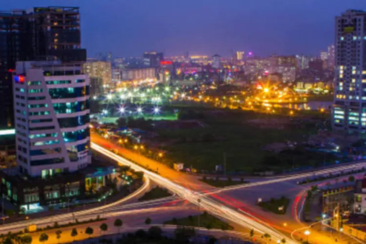 
	Vista de Han&oacute;i, capital do Vietn&atilde;: o pa&iacute;s tem o potencial de se tornar uma das economias de mais r&aacute;pido crescimento do mundo
 (Getty Images)