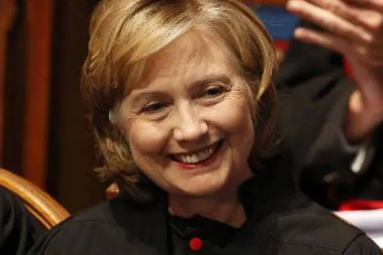 
	A ex-secret&aacute;ria de Estado americana Hillary Clinton: assessores decidiram que a mudan&ccedil;a n&atilde;o ajudaria significativamente
 (Danny Lawson/AFP)