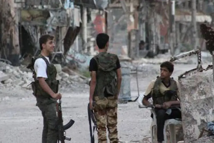 Rebeldes sírios: "Capítulo VII só pode ser mencionado como uma das medidas", disse vice-ministro russo (Ahmad Aboud/AFP)