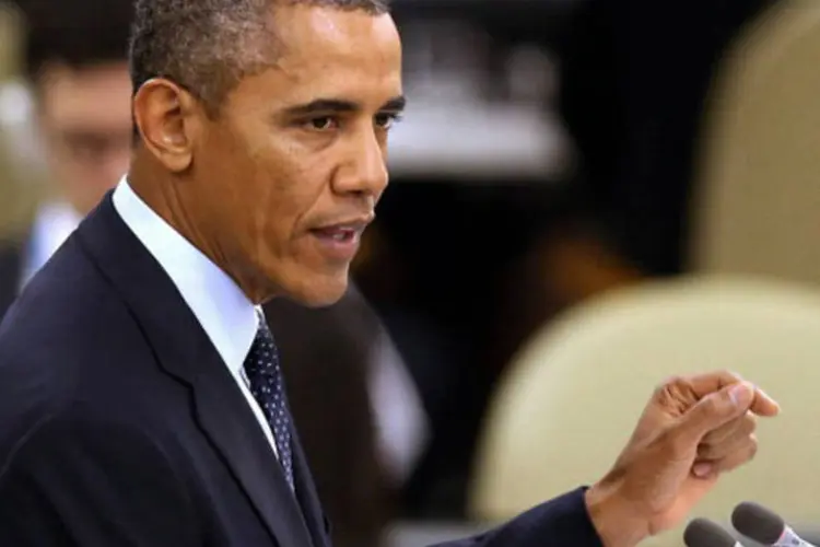 
	Barack Obama: Obama disse que tanto ele quanto Rohani ordenaram a seus subordinados que trabalhem com presteza na busca por um acordo
 (Getty Images)