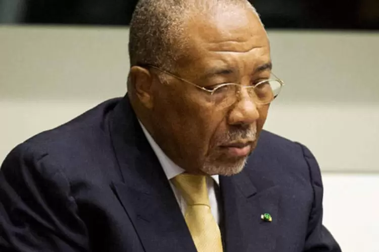 Charles Taylor, ex-presidente da Libéria: Taylor foi considerado cúmplice por assassinatos, estupros de meninas e mulheres e o recrutamento de crianças como soldados (Koen van Weel/Pool/Reuters)