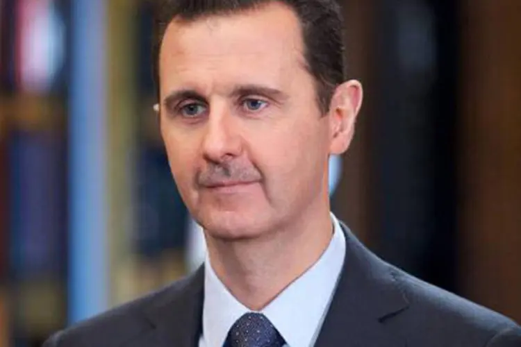 
	Bashar al-Assad: o presidente s&iacute;rio considerou que &eacute; fundamental pressionar os pa&iacute;ses que apoiam o terrorismo, que n&atilde;o nomeou, para que cumpram com a legalidade internacional (AFP)