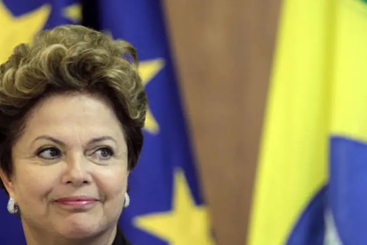 
	Dilma Rousseff: presidente &eacute; torcedora do Galo
 (Ueslei Marcelino/Reuters)