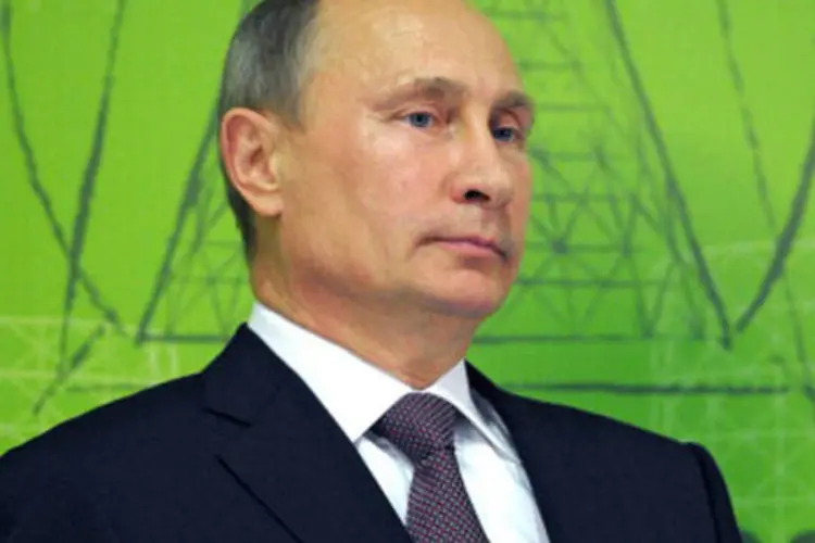 
	Vladimir Putin, presidente russo: o l&iacute;der foi proposto para o Nobel da Paz pela Academia Internacional da Uni&atilde;o das Na&ccedil;&otilde;es do Mundo (IUNM)
 (Getty Images)