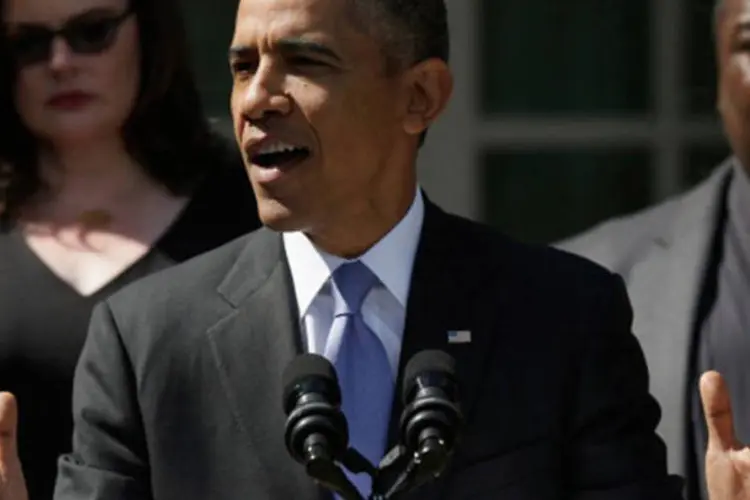 
	Barack Obama: segundo porta-voz, Obama vai aceitar acordo e est&aacute; esperan&ccedil;oso de que ambas as casas do Congresso &quot;agir&atilde;o rapidamente&quot; para encerrar impasse fiscal
 (Getty Images)