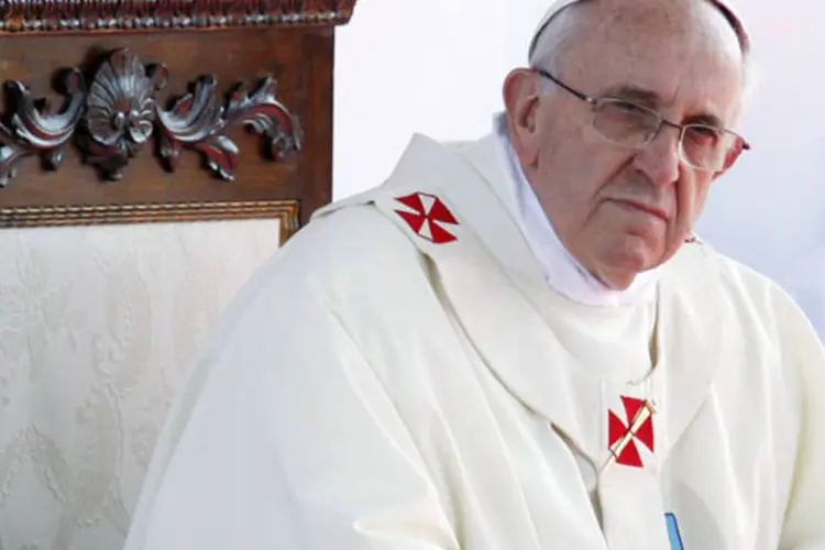 Papa Francisco: "a Igreja é santa e não rejeita os pecadores. Não rejeita a nós", disse (Giampiero Sposito/Reuters)