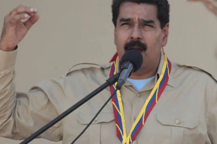 
	Nicol&aacute;s Maduro, presidente venezuelano: para ele, obra de Ch&aacute;vez&nbsp;representa o que existe de&nbsp;&quot;mais avan&ccedil;ado no s&eacute;culo XXI&quot;
 (Miraflores Palace/Handout via Reuters)