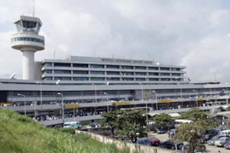 Aeroporto Internacional Murtala Muhammed, em Lagos, na Nigéria: cinco sobreviventes foram levados para um hospital em estado grave (Getty Images)