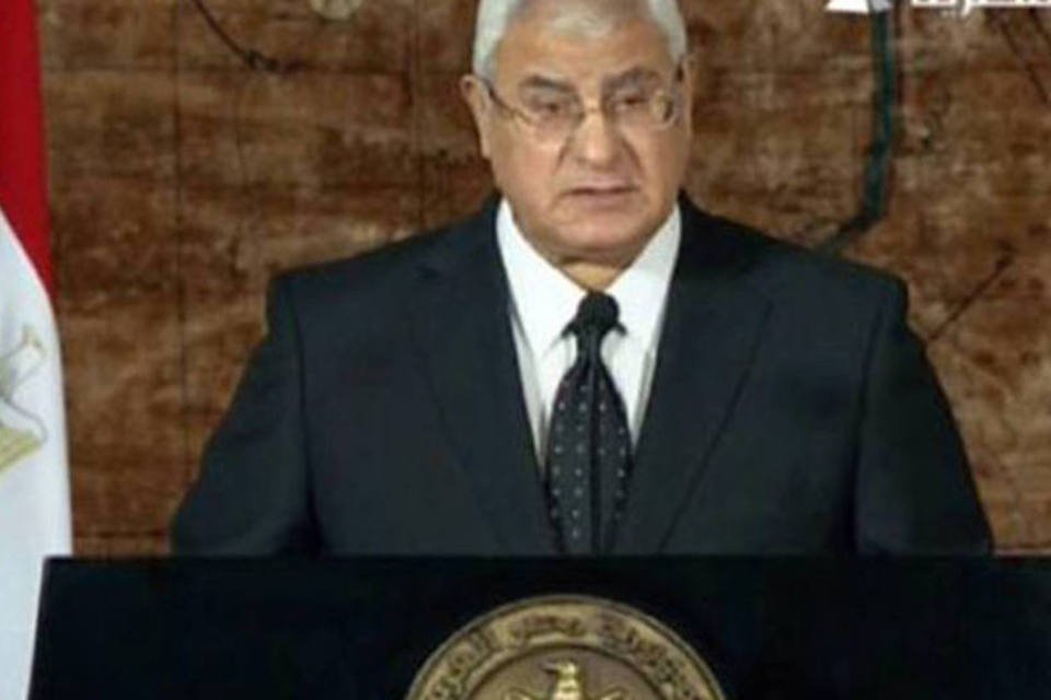 Presidente egípcio recebe garantias de apoio saudita