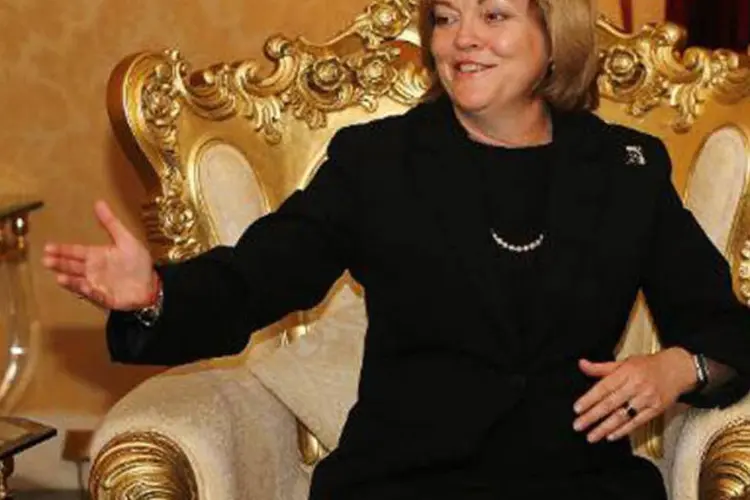 A embaixadora dos Estados Unidos na Líbia, Deborah Jones: governo da Líbia anunciou que não havia sido informado por Washington e chamou a operação de "sequestro" (Mahmud Turkia/AFP)