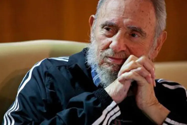 
	Fidel Castro: Fidel, de 87 anos, comandou Cuba por 48 anos antes de ficar doente em julho de 2006 e entregar o poder a seu irm&atilde;o, Ra&uacute;l
 (Roberto Chile/AFP)