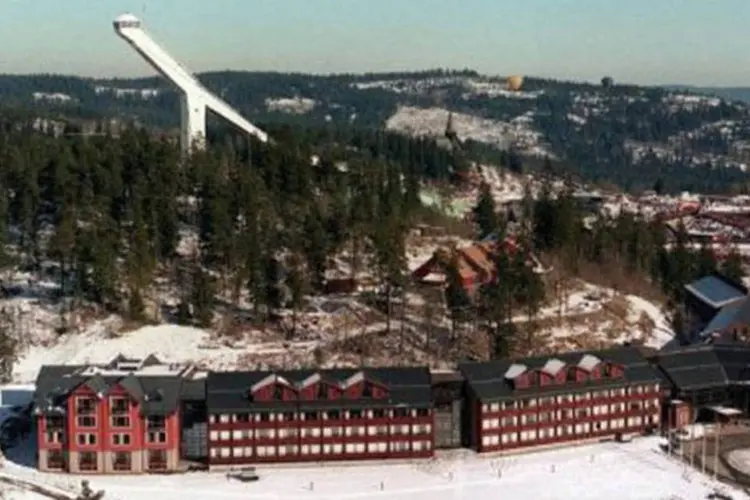 
	Vista a&eacute;rea de Oslo, Noruega: amea&ccedil;a n&atilde;o foi especificada
 (Knut Falch/AFP/AFP)