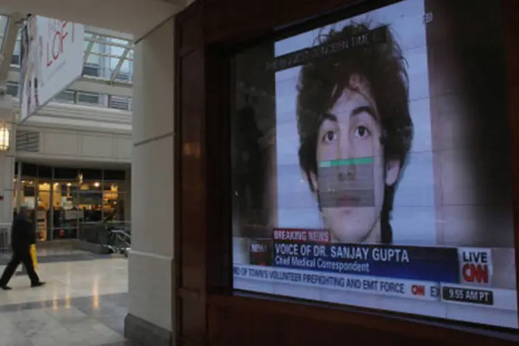 
	Suposto coautor do atentado de Boston, Dzhokhar Tsarnaev: tr&ecirc;s pessoas morreram no ataque em Boston e mais de 260 ficaram feridas
 (Getty Images)
