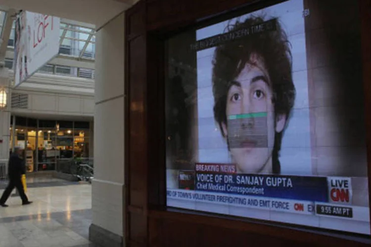 
	Suposto coautor do atentado de Boston, Dzhokhar Tsarnaev: tr&ecirc;s pessoas morreram no ataque em Boston e mais de 260 ficaram feridas
 (Getty Images)