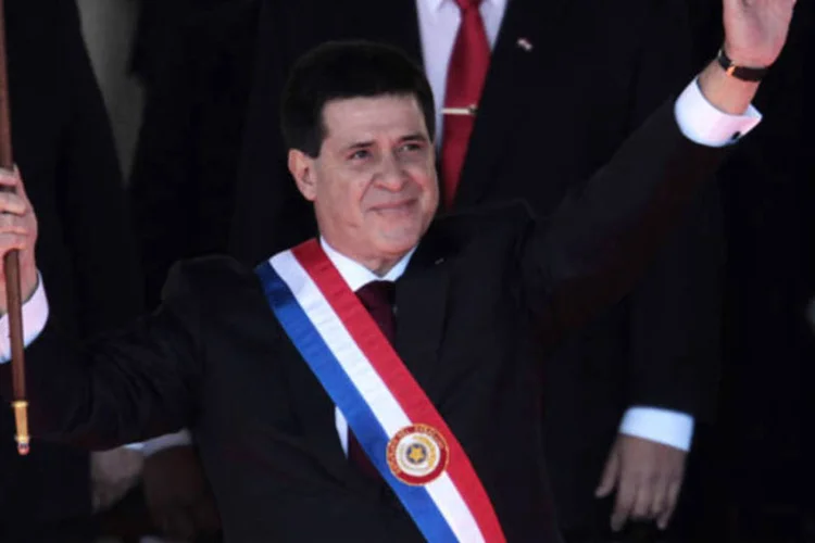 
	Horacio Cartes: Cartes estar&aacute; presente tamb&eacute;m na Assembleia Geral da ONU em Nova York em 24 de setembro
 (Jorge Adorno/Reuters)