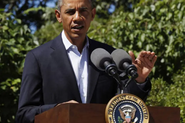 Presidente americano Barack Obama: "o povo egípcio merece algo melhor do que o que vimos nos últimos dias. O ciclo de violência deve parar", disse (Larry Downing/Reuters)