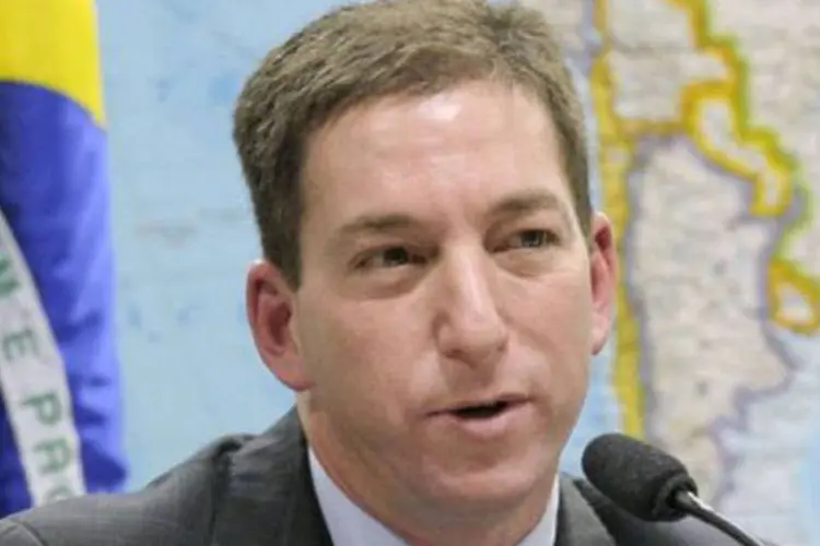 
	Glenn Greenwald: o jornalista recebeu e divulgou os documentos do ex-agente Edward Snowden&nbsp;
 (Lia de Paula/AFP)