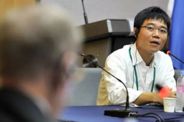 Ji Seong-Ho, desertor norte-coreano: "as pessoas não são tratadas com dignidade na Coreia do Norte", disse (Jung Yeon-Je/AFP)