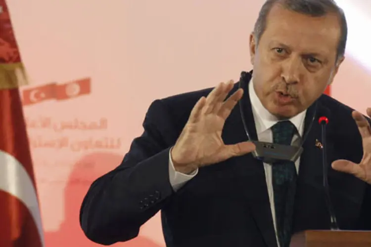 Primeiro-ministro da Turquia, Recep Tayyip Erdogan: Erdogan fez reflexão após criticar postura passiva da ONU frente ao drama humano na Síria (Zoubeir Souissi/Reuters)