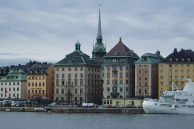 
	Estocolmo, capital da Su&eacute;cia: no momento da explos&atilde;o o restaurante estava completamente vazio, de modo que n&atilde;o houve feridos
 (Wikimedia Commons)