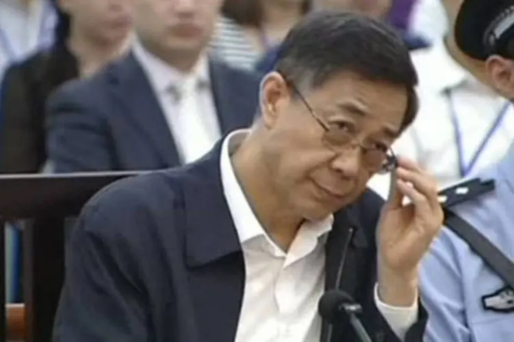 
	Ex-dirigente chin&ecirc;s Bo Xilai: l&iacute;der foi acusado de corrup&ccedil;&atilde;o e abuso de poder
 (China Central Television (CCTV) via Reuters)