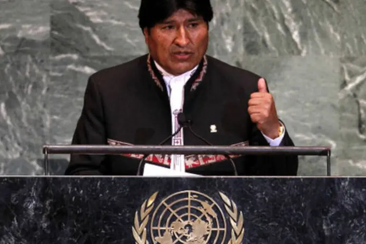 
	Presidente da Bol&iacute;via, Evo Morales: &quot;Ao presidente da Bol&iacute;via, Evo Morales Ayma, com o cora&ccedil;&atilde;o na m&atilde;o, digo que o perdoo, por todo o dano que provocou a mim e a minha fam&iacute;lia&quot;, disse o senador
 (Getty Images)