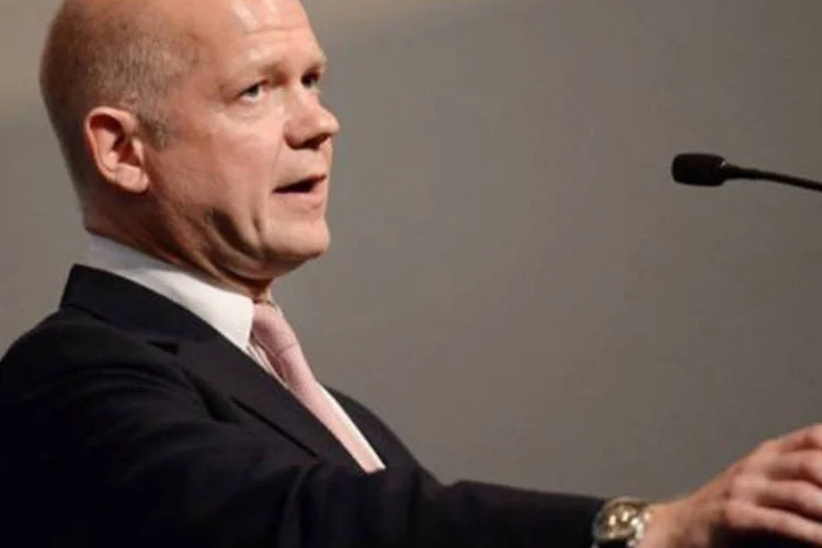 
	William Hague: &quot;Em um assunto dessa complexidade, e dado que qualquer pacto diplom&aacute;tico valioso envolve compromissos das duas partes&quot;, afirmou o representante
 (Robyn Beck/AFP)